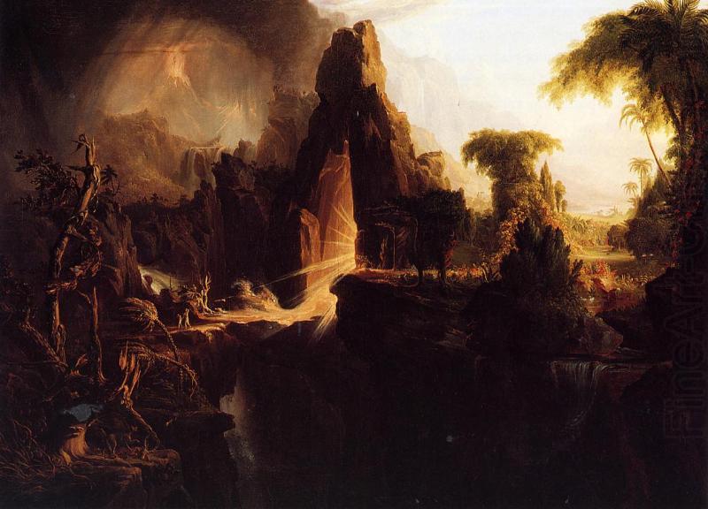 Thomas Cole Expulsion from Garden of Eden china oil painting image